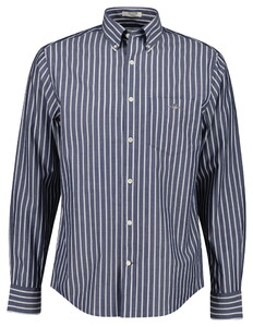 Gant Poplin Stripe Button-Down Shirt Classic Blue