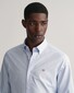 Gant Poplin Uni Slim Button Down Subtle GANT Shield Embroidery Overhemd Licht Blauw