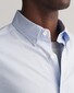 Gant Poplin Uni Slim Button Down Subtle GANT Shield Embroidery Overhemd Licht Blauw