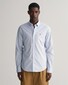 Gant Poplin Uni Slim Button Down Subtle GANT Shield Embroidery Overhemd Licht Blauw