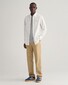 Gant Poplin Uni Slim Button Down Subtle GANT Shield Embroidery Overhemd Wit