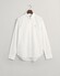 Gant Poplin Uni Slim Button Down Subtle GANT Shield Embroidery Overhemd Wit