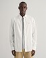 Gant Poplin Uni Slim Button Down Subtle GANT Shield Embroidery Overhemd Wit