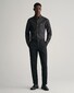 Gant Poplin Uni Slim Button Down Subtle GANT Shield Embroidery Overhemd Zwart
