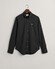 Gant Poplin Uni Slim Button Down Subtle GANT Shield Embroidery Overhemd Zwart