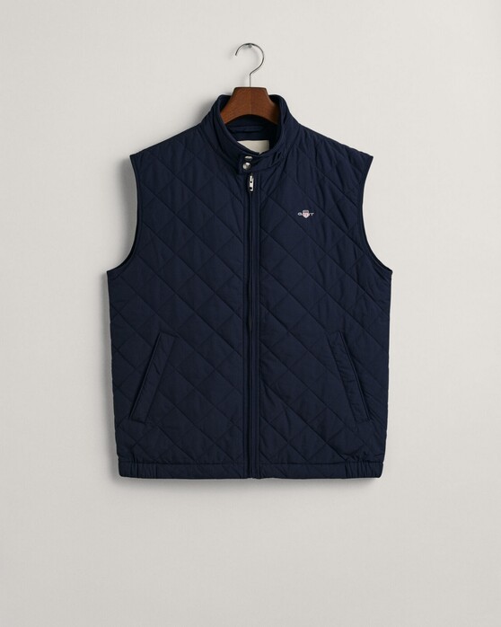Gant Quilted Windcheater Bodywarmer Body-Warmer Avond Blauw