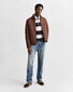 Gant Quilted Windcheater Jack Mahogany Brown