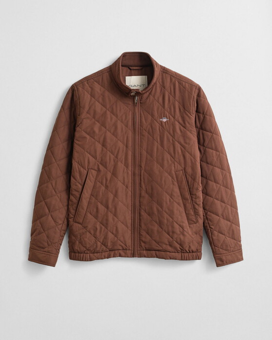 Gant Quilted Windcheater Jack Mahogany Brown