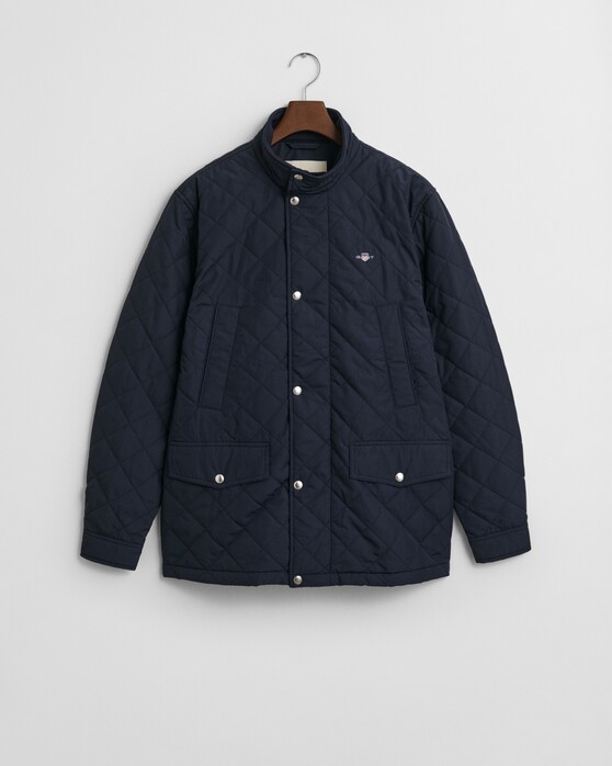 Gant Quilted Windcheater Mid-Length Jacket Avond Blauw