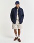 Gant Quilted Windcheater Mid-Length Jacket Evening Blue
