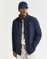 Gant Quilted Windcheater Mid-Length Jacket Evening Blue