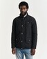 Gant Quilted Windcheater Mid-Length Jacket Zwart