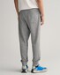 Gant Regular Sweatpants Ribbed Waistband Joggingbroek Grijs Melange