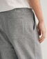 Gant Regular Sweatpants Ribbed Waistband Joggingbroek Grijs Melange