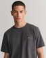 Gant Regular Uni Fine Shield Embroidery T-Shirt Anthracite Melange