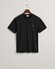 Gant Regular Uni Fine Shield Embroidery T-Shirt Black