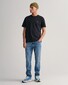 Gant Regular Uni Fine Shield Embroidery T-Shirt Black