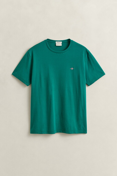 Gant Regular Uni Fine Shield Embroidery T-Shirt Botanical Hue