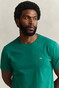 Gant Regular Uni Fine Shield Embroidery T-Shirt Botanical Hue