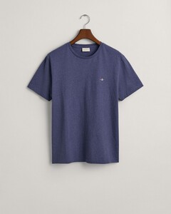 Gant Regular Uni Fine Shield Embroidery T-Shirt Dark Jeansblue Melange