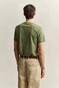 Gant Regular Uni Fine Shield Embroidery T-Shirt Dry Herb Green