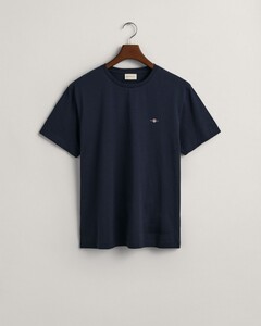 Gant Regular Uni Fine Shield Embroidery T-Shirt Evening Blue