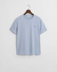 Gant Regular Uni Fine Shield Embroidery T-Shirt Fresh Blue