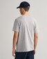 Gant Regular Uni Fine Shield Embroidery T-Shirt Grey Melange