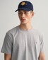 Gant Regular Uni Fine Shield Embroidery T-Shirt Grey Melange