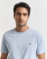 Gant Regular Uni Fine Shield Embroidery T-Shirt Ice Blue Melange