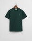 Gant Regular Uni Fine Shield Embroidery T-Shirt Tartan Green