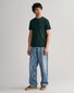 Gant Regular Uni Fine Shield Embroidery T-Shirt Tartan Green