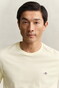 Gant Regular Uni Fine Shield Embroidery T-Shirt Vanilla Yellow