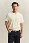 Gant Regular Uni Fine Shield Embroidery T-Shirt Vanilla Yellow