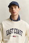 Gant Relaxed East Coast Graphic Crew Neck Trui Cream