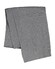Gant Ribbed Cotton Blend Subtle Logo Sjaal Grijs Melange