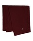 Gant Ribbed Cotton Blend Subtle Logo Sjaal Plumped Red