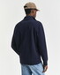 Gant Sacker Rib Full Zip Vest Avond Blauw