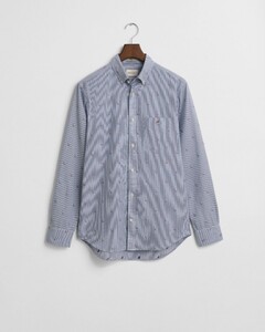 Gant Sailing Fil Coupé Yarn Dyed Stripes Overhemd College Blue