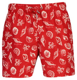 Gant Seashells Pattern Swim Short Rose Red