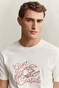 Gant Seaside Embroidered Short Sleeve T-Shirt Cream