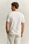Gant Seaside Embroidered Short Sleeve T-Shirt Cream