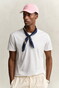 Gant Seersucker Stripe Cap Rose Red