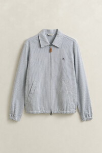 Gant Seersucker Windcheater Jack Vintage Blue