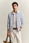 Gant Seersucker Windcheater Jack Vintage Blue