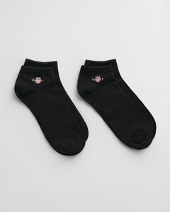 Gant Shield Ankle 2Pack Socks Black