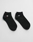 Gant Shield Ankle 2Pack Sokken Zwart