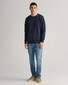 Gant Shield C-Neck Sweat Trui Avond Blauw