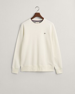 Gant Shield C-Neck Sweat Trui Eggshell