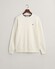 Gant Shield C-Neck Sweat Trui Eggshell